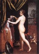 FONTANA, Lavinia Minerva Dressing dfh china oil painting reproduction